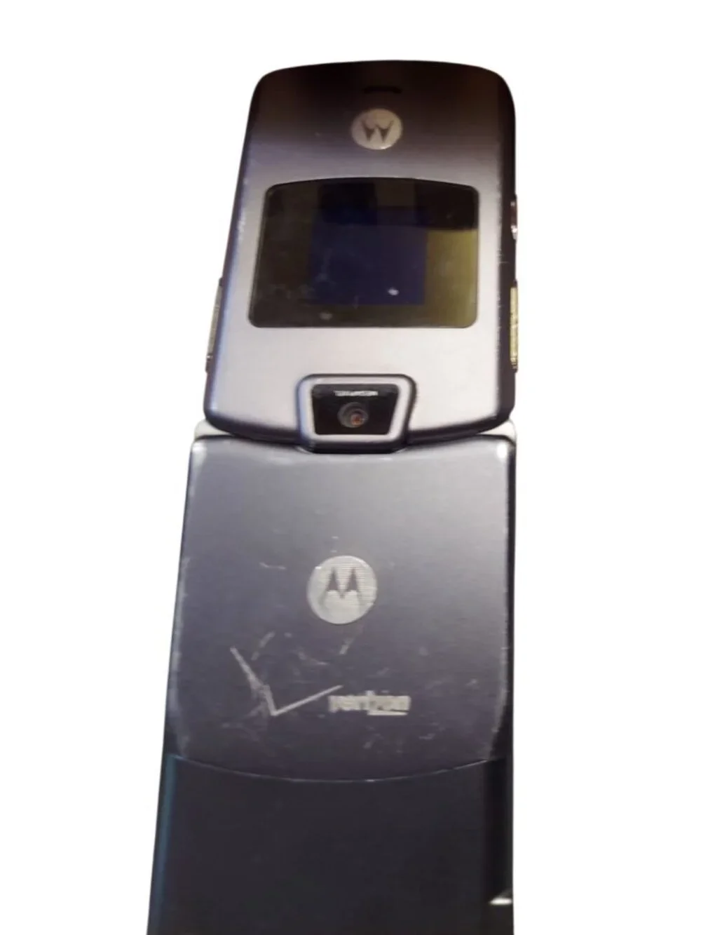 Lot Of 3 Vintage Flip & Slide Phones Motorola RAZR V3 LG VX9400